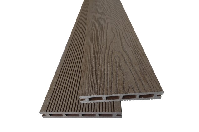 WPC Dřevoplastová terasová prkna 21 x 145 x 4000 mm, 3D Mocha
